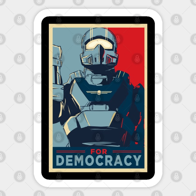 For Democracy Sticker by dnacreativedesign